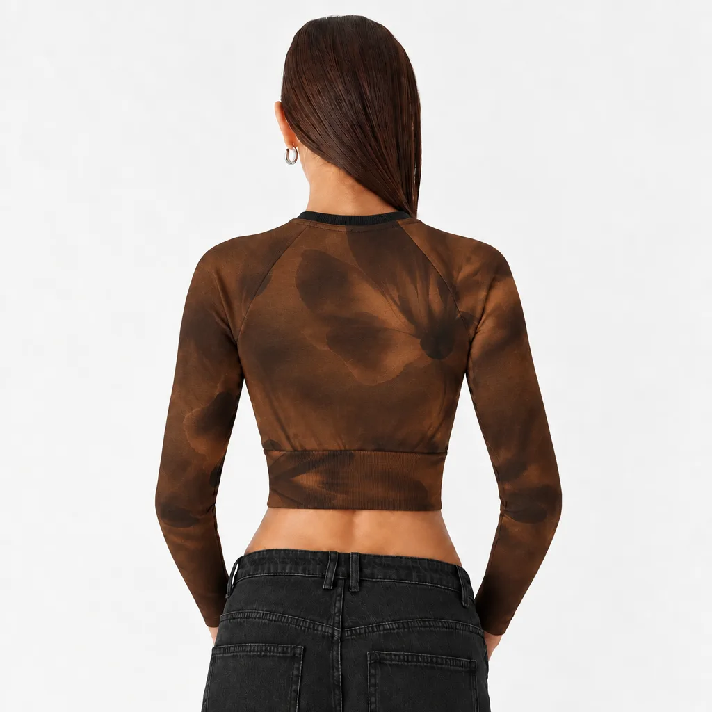 Long sleevecrop top